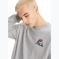 Felpa da uomo FILA Lahti Crew grigio chiaro melange 4