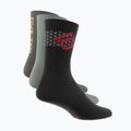 adidas FIVE TEN Cushioned Crew Socks 3 paia nero/argento verde/carbonio 4