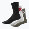 adidas FIVE TEN Cushioned Crew Sock 3 paia oliva strata/bianco/nero 6