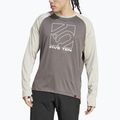 Maglia adidas FIVE TEN a manica lunga da ciclismo uomo, grigio antracite/putty 4