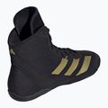 Scarpe da wrestling adidas Adizero core black/gold metallic 8