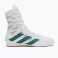 adidas Box Hog 4 nuvola bianca / verde chiaro / nucleo nero scarpe da boxe 2
