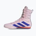 Scarpe da boxe adidas Box Hog 4 quasi rosa/blu chiaro/arancio d'impatto 4