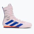 Scarpe da boxe adidas Box Hog 4 quasi rosa/blu chiaro/arancio d'impatto 2