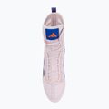 Scarpe da boxe adidas Box Hog 4 quasi rosa/blu chiaro/arancio d'impatto 5