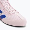 Scarpe da boxe adidas Box Hog 4 quasi rosa/blu chiaro/arancio d'impatto 7