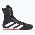adidas Box Hog 4 nucleo nero / nuvola bianca / rubino puro scarpe da boxe 2