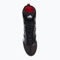 adidas Box Hog 4 nucleo nero / nuvola bianca / rubino puro scarpe da boxe 5