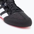 adidas Box Hog 4 nucleo nero / nuvola bianca / rubino puro scarpe da boxe 7