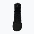 adidas Box Hog 4 nucleo nero / nuvola bianca / rubino puro scarpe da boxe 5