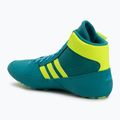 Scarpe da boxe adidas HVC purple team/lucid lemon/signal cyan 3