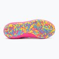 Scarpe da boxe per bambini adidas Havoc core black/signal cyan/yellow 4