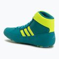 Scarpe da wrestling per bambini adidas Havoc purple team/lucid lemon/signal cyan 3