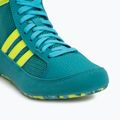 Scarpe da wrestling per bambini adidas Havoc purple team/lucid lemon/signal cyan 7