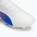 PUMA King Match MxSG scarpe da calcio uomo puma bianco/bluemazing/grigio chiaro/tramonto 7