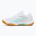 Scarpe sportive indoor da donna PUMA Solarflash III puma bianco/elettrico peppermint 2
