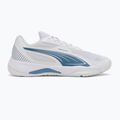 PUMA Solarflash III scarpa sportiva indoor puma bianco/blu horizon 2