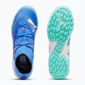 PUMA Future 7 Match TT + Mid Jr scarpe da calcio bluemazing/puma white/electric peppermint 6