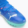 PUMA Future 7 Match TT + Mid Jr scarpe da calcio bluemazing/puma white/electric peppermint 7