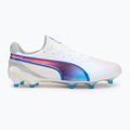 PUMA King Ultimate FG/AG scarpe da calcio puma bianco/bluemazing/grigio chiaro/tramonto 2