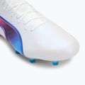 PUMA King Ultimate FG/AG scarpe da calcio puma bianco/bluemazing/grigio chiaro/tramonto 8