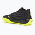 Scarpe da basket da uomo PUMA Court Pro puma nero/elettrico lime 3