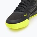 Scarpe da basket da uomo PUMA Court Pro puma nero/elettrico lime 7