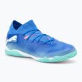PUMA Future 7 Match It + Mid Jr scarpe da calcio bluemazing/puma white/electric peppermint