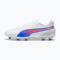 PUMA King Match FG/AG scarpe da calcio puma bianco/bluemazing/grigio chiaro/tramonto 10