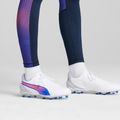 PUMA King Match FG/AG scarpe da calcio puma bianco/bluemazing/grigio chiaro/tramonto 14