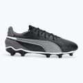 PUMA King Match FG/AG Jr scarpe da calcio per bambini puma nero/puma bianco/grigio scuro freddo 2