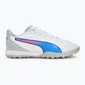 Scarpe da calcio PUMA King Pro TT puma bianco/bluemazing/grigio chiaro/tramonto 2