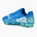 PUMA Future 7 Play FG/AG Jr bambini scarpe da calcio hyperlink blu / menta / puma bianco 3