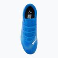 PUMA Future 7 Play FG/AG Jr bambini scarpe da calcio hyperlink blu / menta / puma bianco 5
