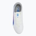 PUMA King Match FG/AG Jr scarpe da calcio per bambini puma bianco/bluemazing/grigio chiaro/tramonto 5