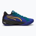 Scarpe da basket da uomo PUMA All-Pro Nitro Crowd Craze lapislazzuli/verde freddo/puma nero 2