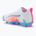 PUMA Ultra 5 Match Vol. Up FG/AG Jr scarpe da calcio per bambini puma bianco/blu chiaro 2
