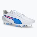 PUMA King Pro MxSG scarpe da calcio da uomo puma bianco/bluemazing/grigio chiaro/tramonto