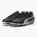 PUMA King Match FG/AG scarpe da calcio puma nero/puma bianco/grigio scuro freddo 10