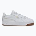 PUMA Carina Street Lux scarpe da donna puma bianco/puma bianco/puma oro 2