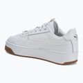 PUMA Carina Street Lux scarpe da donna puma bianco/puma bianco/puma oro 3