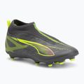 PUMA Ultra 5 Match+ LL FG/AG Jr opaco argento invecchiato/allarme giallo/puma argento invecchiato scarpe da calcio per bambini