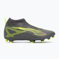 PUMA Ultra 5 Match+ LL FG/AG Jr opaco argento invecchiato/allarme giallo/puma argento invecchiato scarpe da calcio per bambini 2
