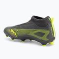 PUMA Ultra 5 Match+ LL FG/AG Jr opaco argento invecchiato/allarme giallo/puma argento invecchiato scarpe da calcio per bambini 3