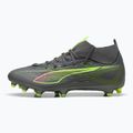 Scarpe da calcio PUMA uomo Ultra 5 Match+ FG/AG argento invecchiato opaco/allarme giallo/puma argento invecchiato