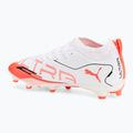 PUMA Ultra 5 Match FG/AG Jr scarpe da calcio bambino puma bianco/puma nero/rosso brillante 3