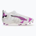 PUMA Ultra 5 Match Forever FG/AG Jr scarpe da calcio puma bianco/magenta puro/grigio piuma/puma nero 2