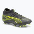 Scarpe da calcio da uomo PUMA Ultra 5 Play+ FG/AG argento invecchiato opaco/allarme giallo/puma argento invecchiato