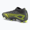 Scarpe da calcio da uomo PUMA Ultra 5 Play+ FG/AG argento invecchiato opaco/allarme giallo/puma argento invecchiato 3