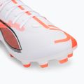 Scarpe da calcio da uomo PUMA Ultra 5 Match FG/AG puma bianco/puma nero/rosso brillante 7